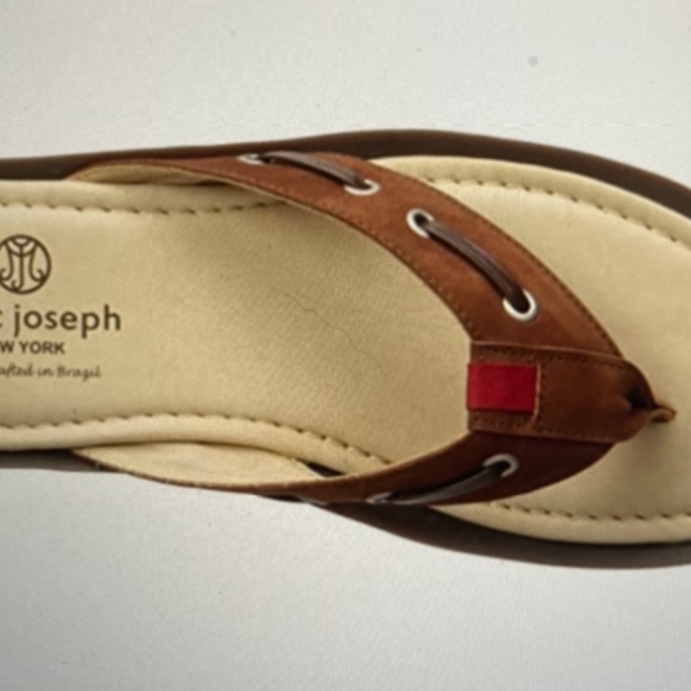 Marc Joseph New York Men's Leather Made in Brazil Rockaway Beach Sandal